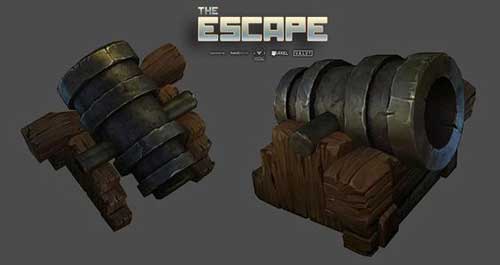 The Escape, Polycount Les accessoires de pirates et corsaires pour le mobile