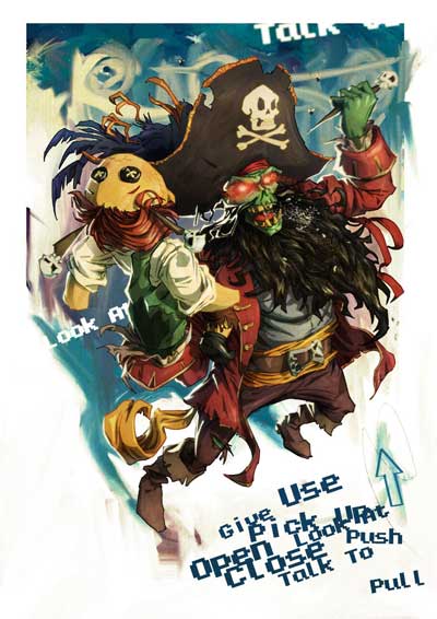 Digital painting Monkey Island 2: LeChuck’s Revenge Special Edition Monkey Island
