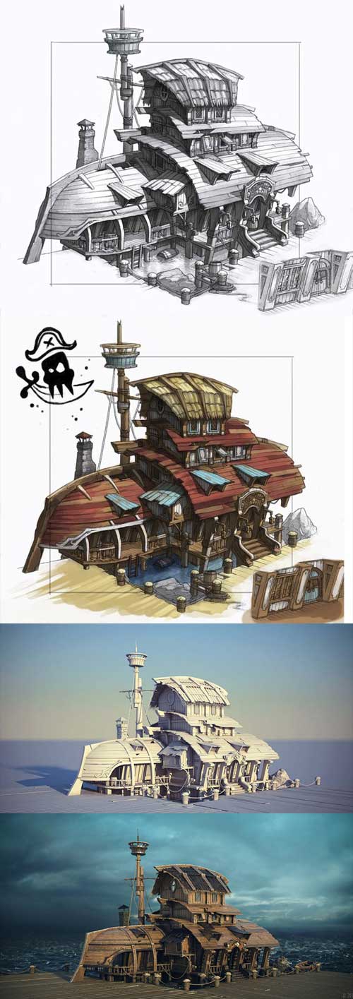 Pirate's Nest, João Jacinto Les maisons & îles de pirates