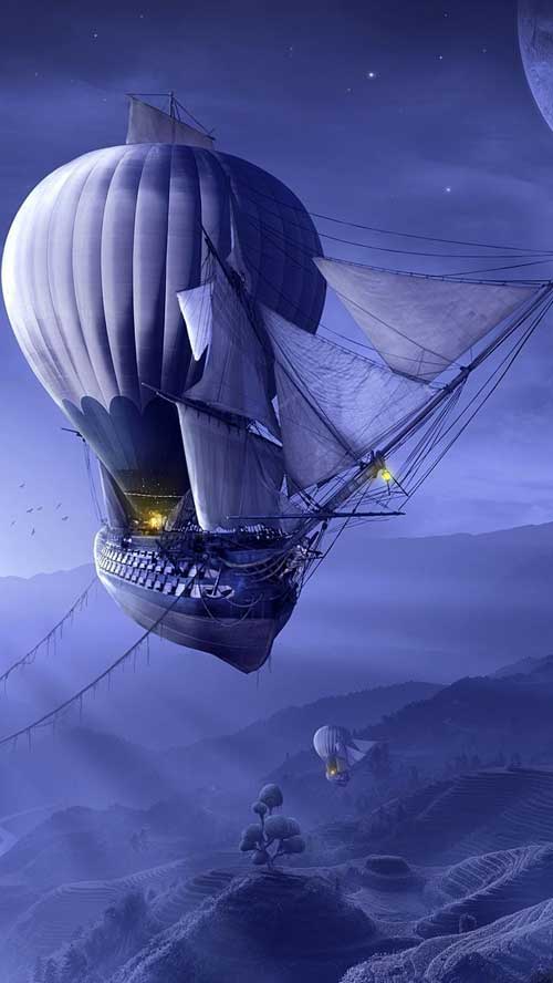 Moonlight Cruise - Studio Snooze - Steampunk pirates