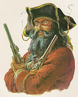 Edward TEACH dit Barbe Noire (Blackbeard) - le pirate le plus célèbre