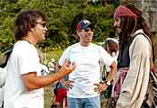 Gore Verbinski et Johnny Depp