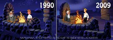 The Secret of Monkey Island, avant (1990) et après (2009)