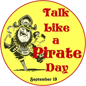 «Talk like a pirate day» Parler comme un pirate