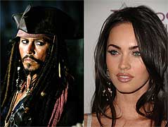 Megan Fox aux côtés de Johnny Depp dans Pirates des Caraïbes 4