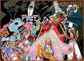 Les 7 capitaines corsaires dans le Manga One Piece