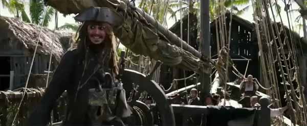 Jack Sparrow prends la pose...