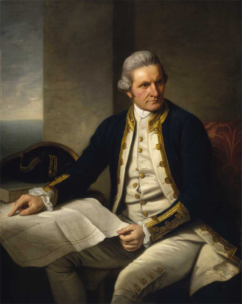 Le capitaine James Cook
