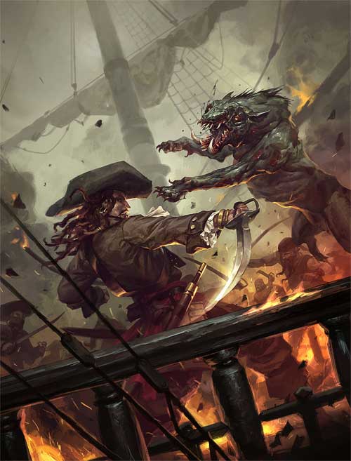 Pathfinder Tales: Pirate's Promise - Michalivan Artwork de pirates dans le monde des jeux vidos & jeux de socit